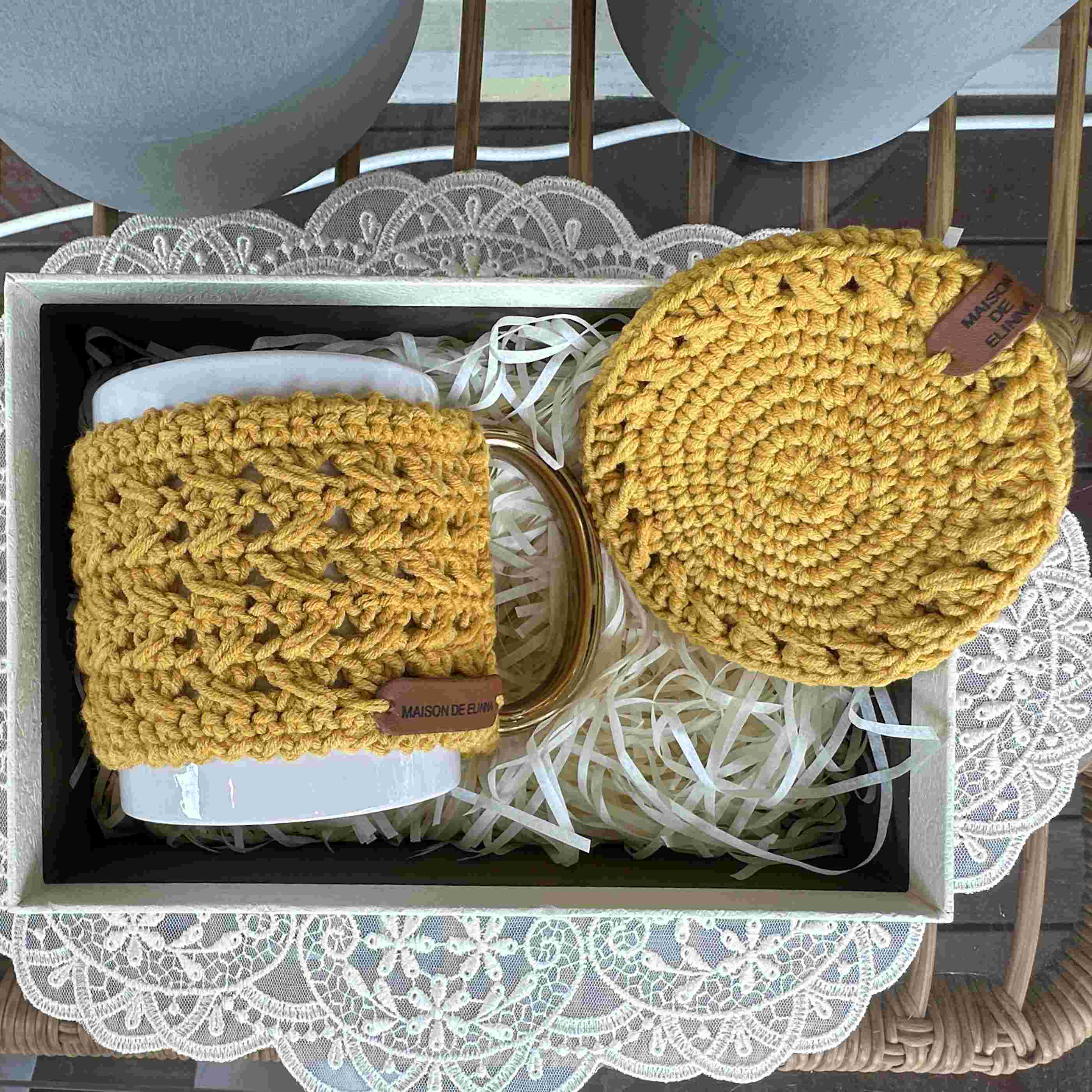 머그컵 워머세트(바디 워머+티코스터)